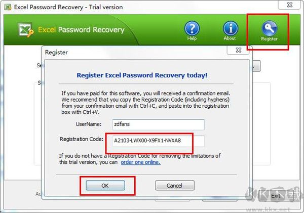 Excel Password Recovery绿色破解版