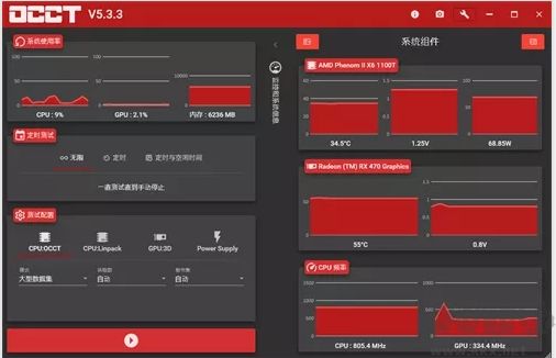 OCCT电源测试软件