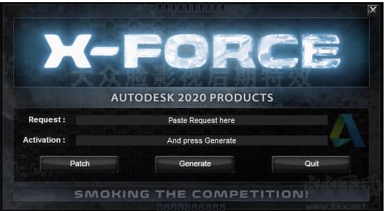 Autodesk2020注册机X-Force通用版