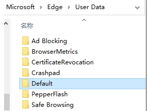 Microsoft Edge浏览器缓存,用户数据目录位置怎么改？