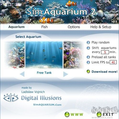 Sim AQUARIUM 2(鱼缸桌面屏保)