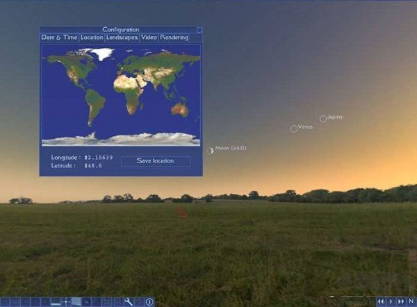 Stellarium 虚拟天文馆