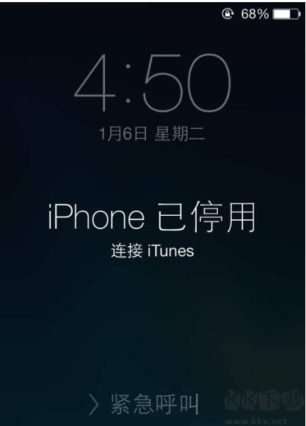 iPhone已停用连接itunes解决方法(可保留数据)