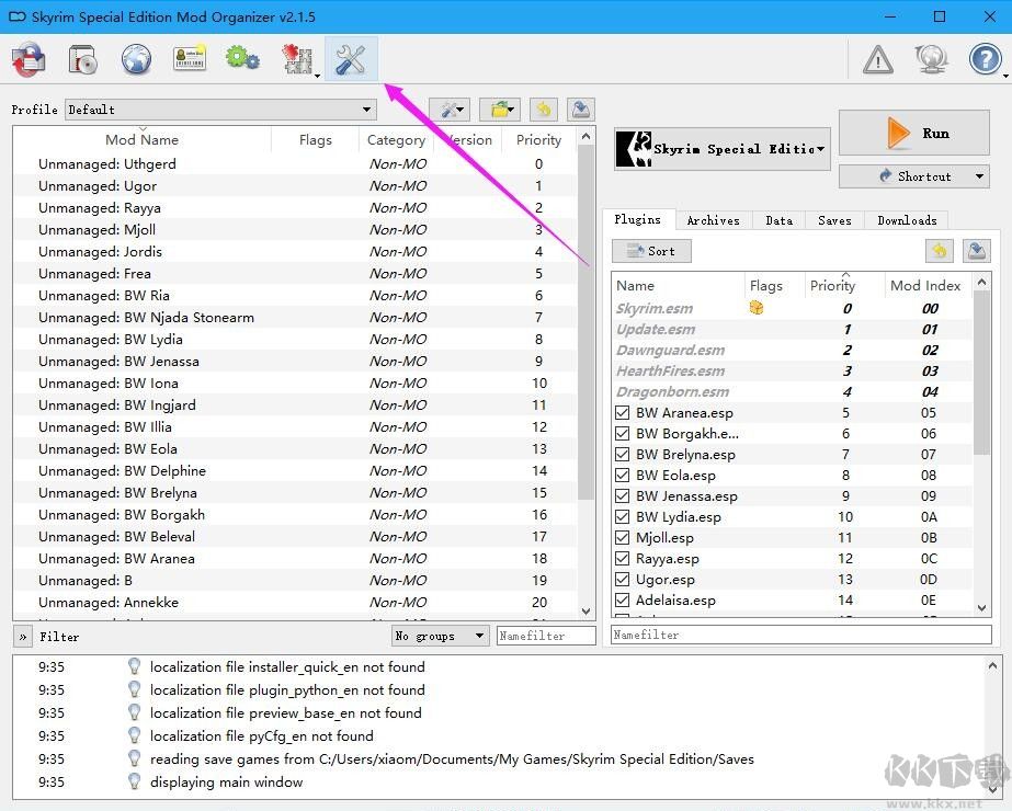 Mo管理器最新汉化版下载 Mod Organizer 2下载免安装版 Kk下载站