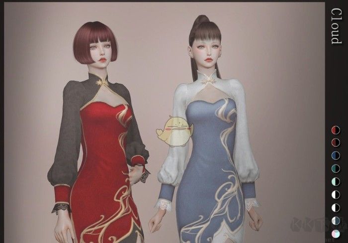 模拟人生4女性中国风旗袍MOD(附安装教程)