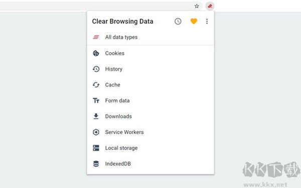 Clear Browsing Data