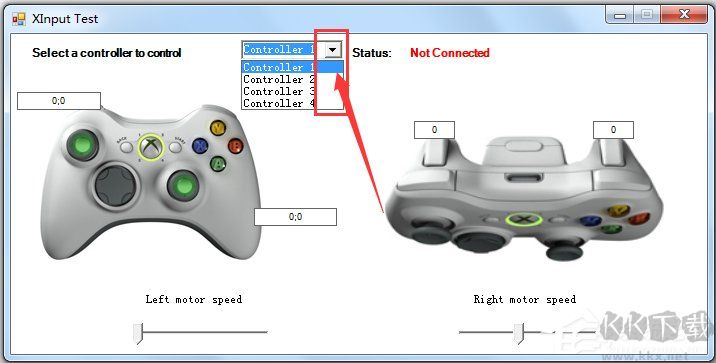 360手柄模拟器(Xinput Test)