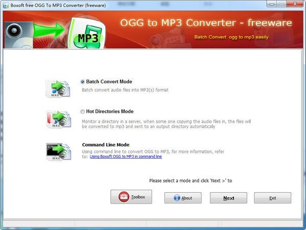 Boxoft OGG to MP3 Converter(OGG到MP3转换器)