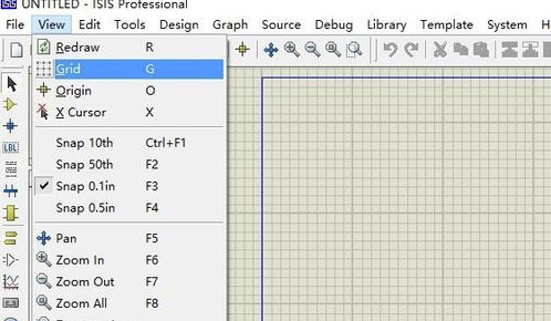 Proteus怎么去掉网格