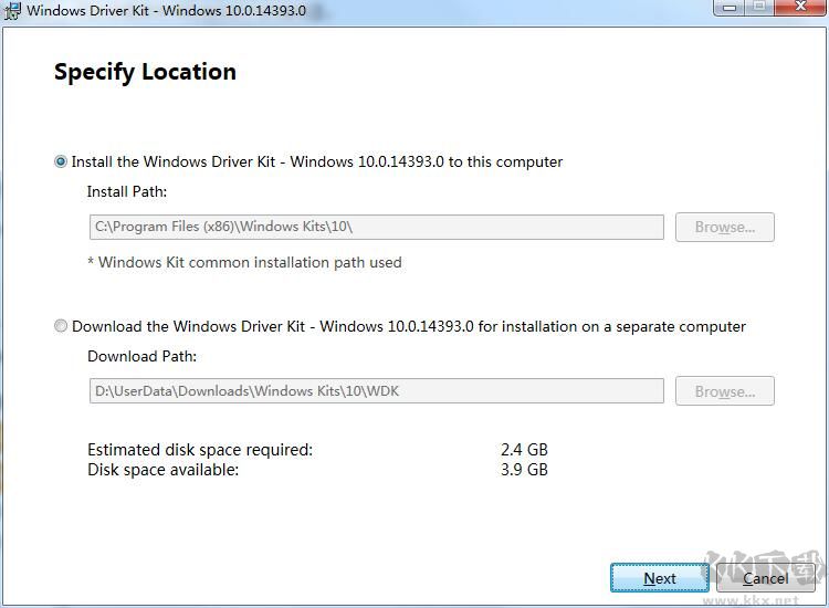 Windows驱动程序工具包(WDK10)