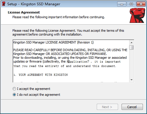 金士顿固态硬盘管理工具(Kingston SSD Manager)