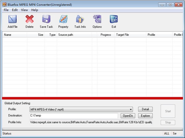 Bluefox MPEG MP4 Converter