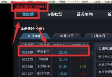 同花顺电脑版怎么看龙虎榜