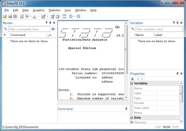 Stata15破解版截图