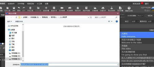 人人译视界客户端怎样导出不同格式的字幕文件