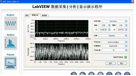 LabVIEW数据采集分析软件