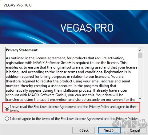 Vegas Pro 18破解版安装步骤截图2