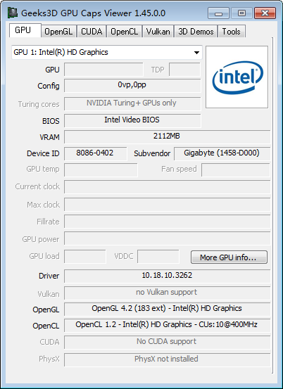 GPU Caps Viewer(显卡检测工具)