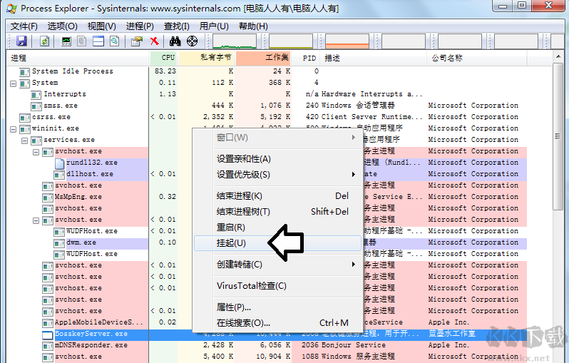 PROCESS EXPLORER增强任务管理器