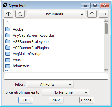 FontForge字体编辑制作软件