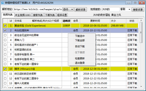 哔哩哔哩视频下载器