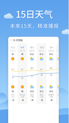 清新天气预报