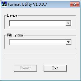 东芝U盘格式化修复工具(Format Utility)