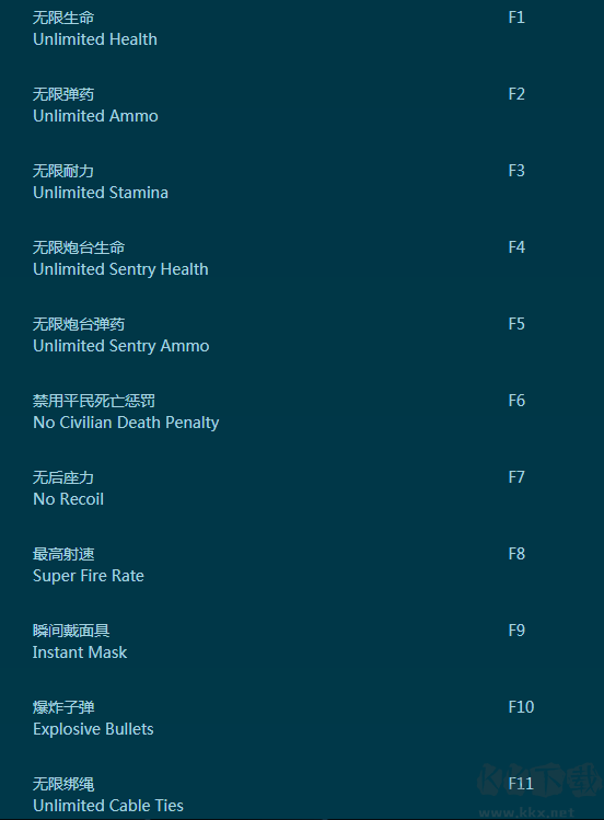 收获日2三十九项修改器