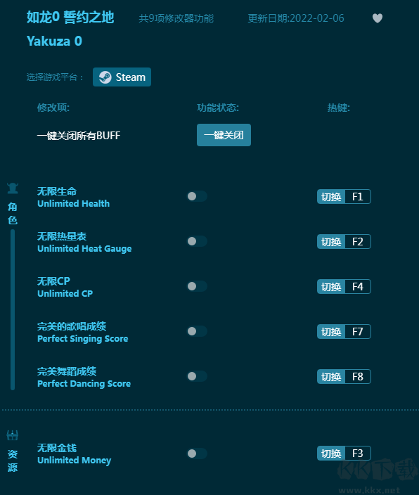 如龙0:誓约之地九项修改器