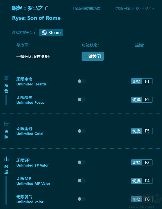 崛起:罗马之子六项修改器
