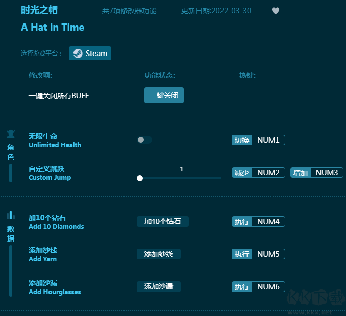 时光之帽七项修改器