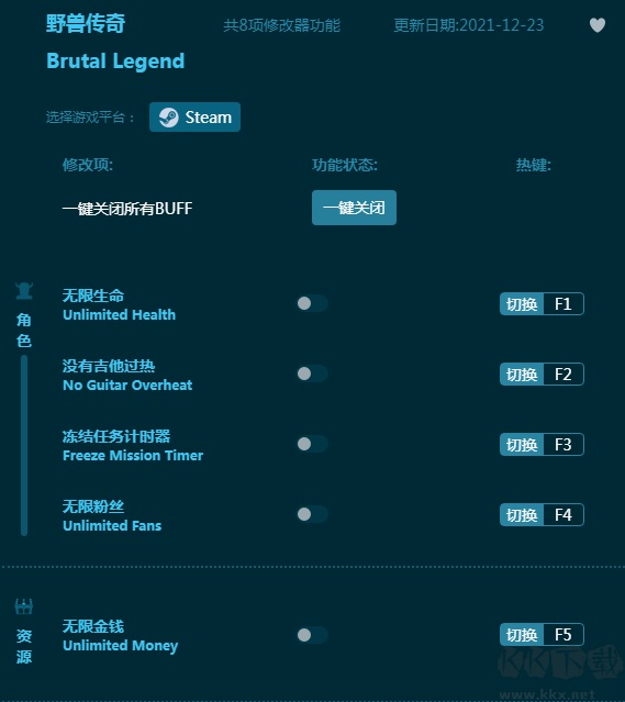 野兽传奇八项修改器