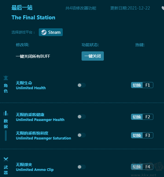 最后一站四项修改器