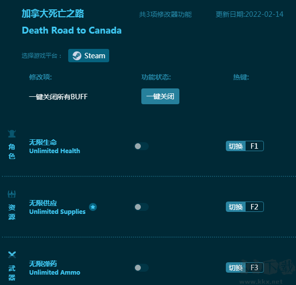 加拿大死亡之路三项修改器