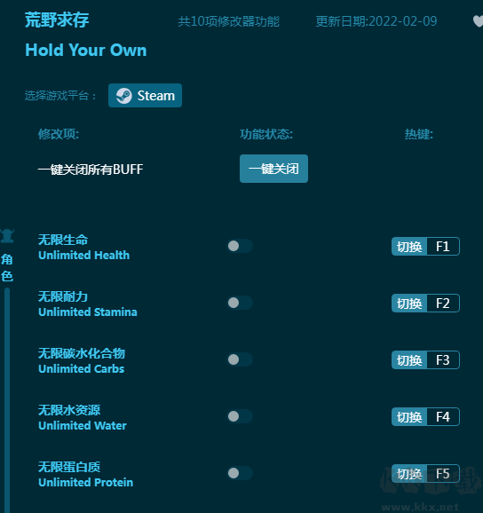 荒野求存十项修改器