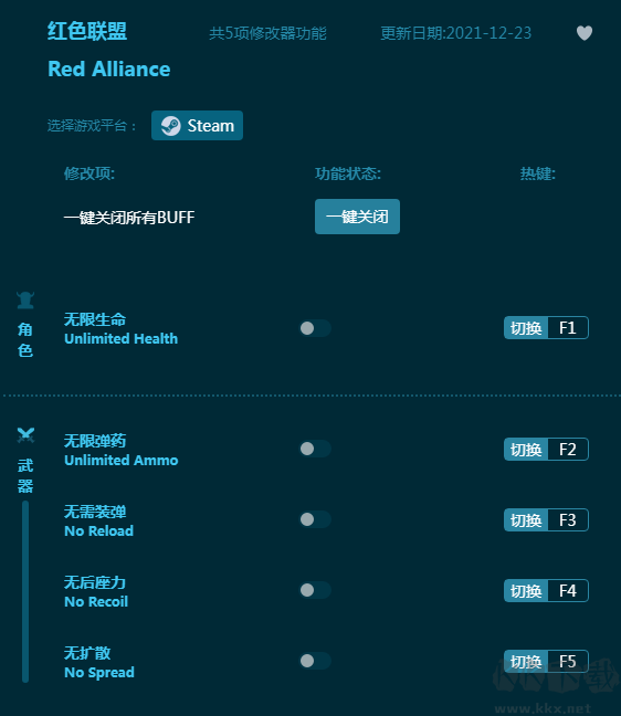 红色联盟五项修改器