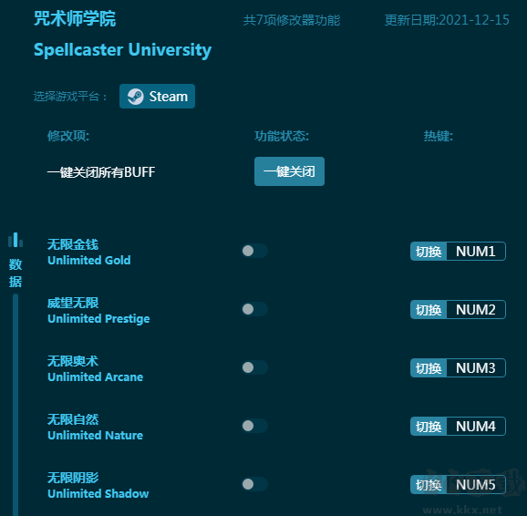 咒术师学院七项修改器