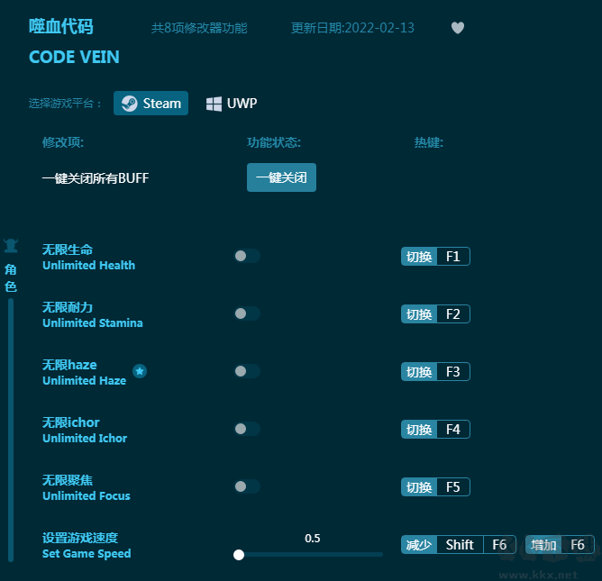 噬血代码八项修改器
