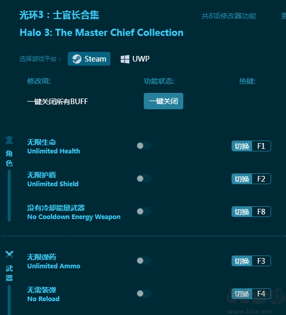 光环3:士官长合集八项修改器