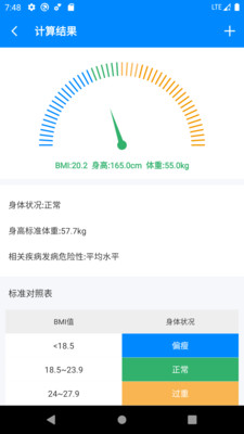 BMI计算器