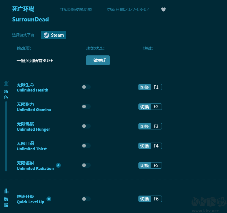 死亡环绕九项修改器