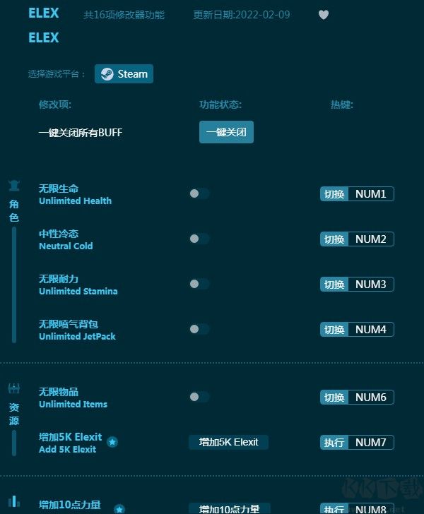 ELEX修改器2022最新下载