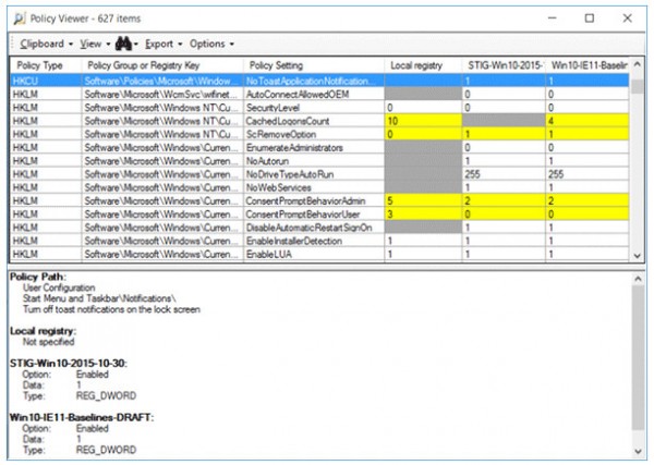 Windows组策略分析器(Policy Analyzer)