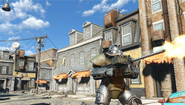 【辐射4 MOD】可携带式M2重机枪MOD