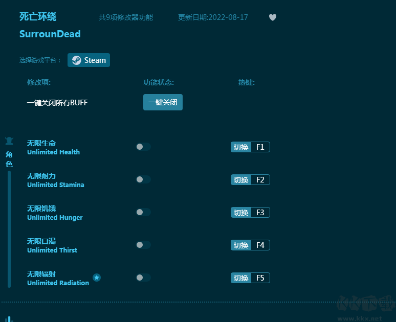 死亡环绕九项修改器