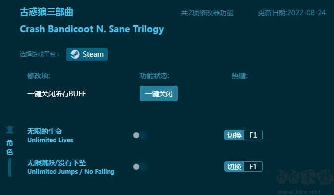 古惑狼三部曲PC版专用修改器