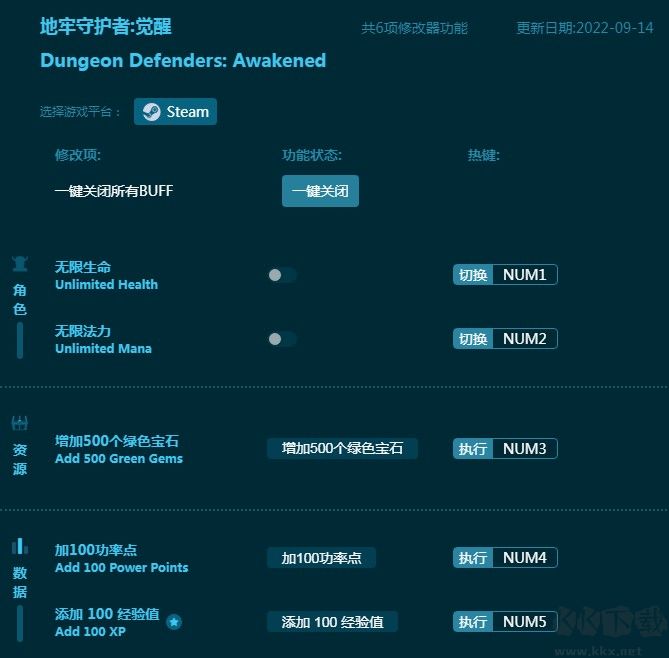 地牢守护者觉醒六项修改器