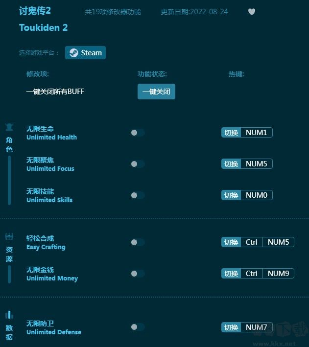 讨鬼传2十九项修改器