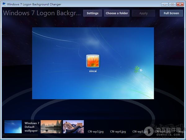 Windows7 Logon Background Changer