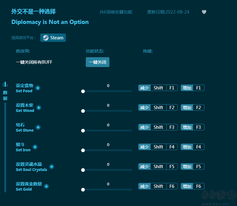 外交不是一种选择六项修改器
